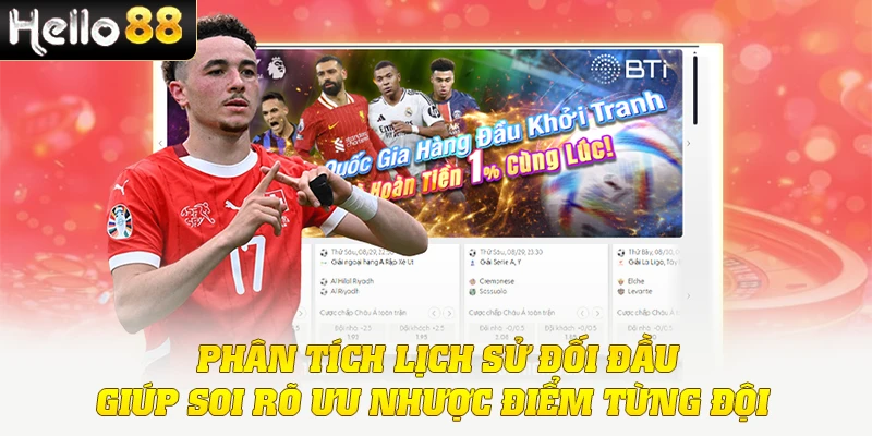 Nhận Định Bóng Đá - Bí Quyết Phân Tích Siêu Chuẩn Xác 3 Phân tích lịch sử đối đầu giúp soi rõ ưu nhược điểm từng đội